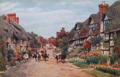 Wrye Village, Lancashire by Alfred Robert Quinton